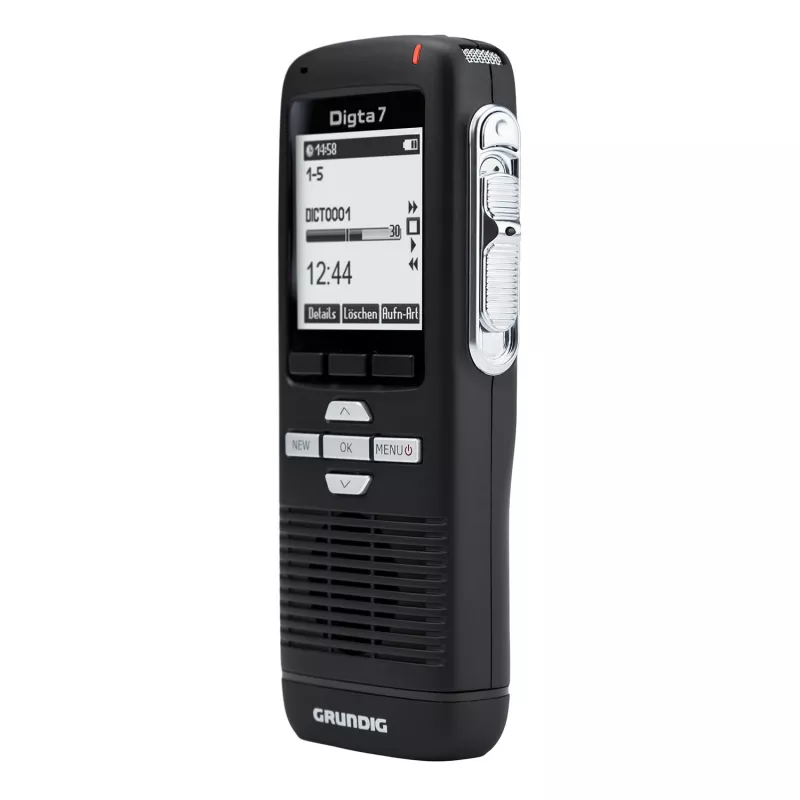 Grundig Digta 7 stand-alone-sarja sisäinen muisti ja flash-muistikortti musta