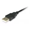Equip USB-A - rinnakkaisliitäntä (Centronics 36) -sovitinkaapeli, 1,5 m, musta