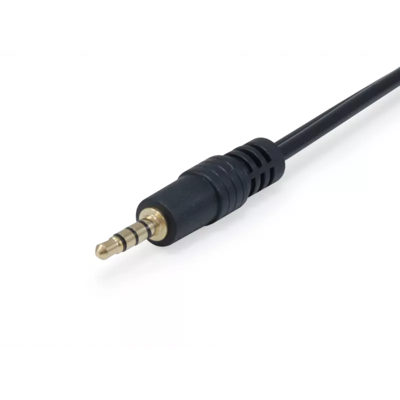 Equip 147943 audiokaapeli 1,5 m 2 x 3,5 mm 3,5 mm musta