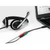 Equip 147943 audiokaapeli 1,5 m 2 x 3,5 mm 3,5 mm musta