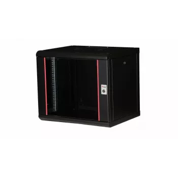 Equip Pro Mount 19 tuuman kaappi, 9HE, 600X450MM, RAL9005 musta