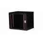 Equip Pro Mount 19 tuuman kaappi, 9HE, 600X450MM, RAL9005 musta