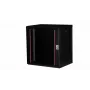 Equip Pro Mount 19 tuuman kaappi, 12U, 600X450MM, RAL9005 musta