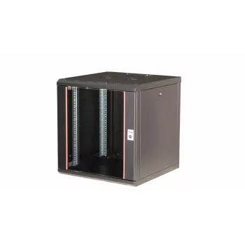 Seinäkaappi Equip Pro Mount 19 tuuman kaappi 12U 600X600MM musta