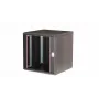 Seinäkaappi Equip Pro Mount 19 tuuman kaappi 12U 600X600MM musta