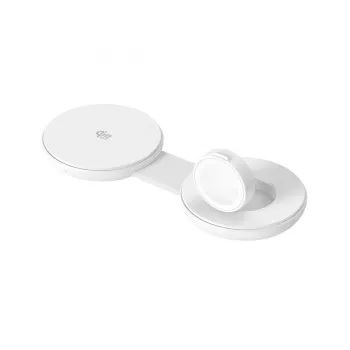 Conceptronic GORGON04W 2-in-1 taitettava magneettinen Qi2 25W langaton laturi