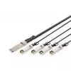 Digitus 40G QSFP+ - 4xSFP+ Direct Attach -kaapeli 2 m