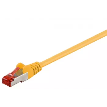 S-Conn 75711-H0.25Y Cat6 S/FTP PIMF patch-kaapeli, 0,25 m, keltainen