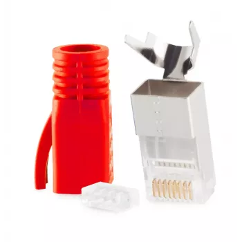 Kaapeliliitin RJ-45 ShiverPeaks 72067-R punainen