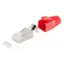 Kaapeliliitin RJ-45 ShiverPeaks 72067-R punainen