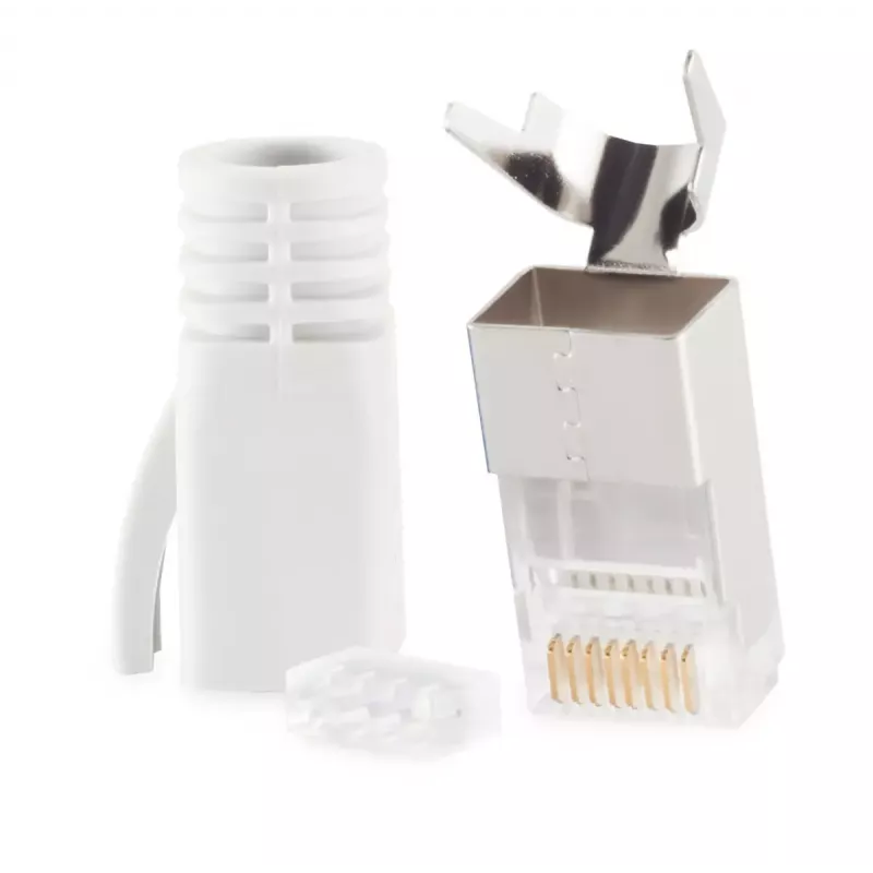 Johtoliitin RJ-45 ShiverPeaks 72067-W valkoinen