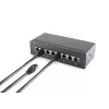 Verkkokaapeli S/CONN 08-41015 musta 0,5 m Cat8.1 F/FTP