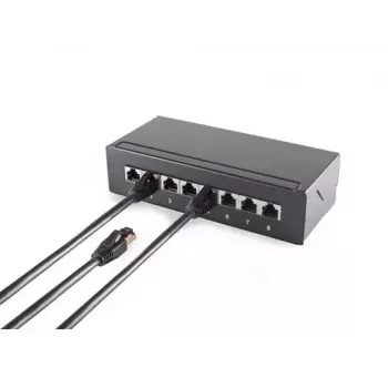 Verkkokaapeli S/CONN 08-41015 musta 0,5 m Cat8.1 F/FTP