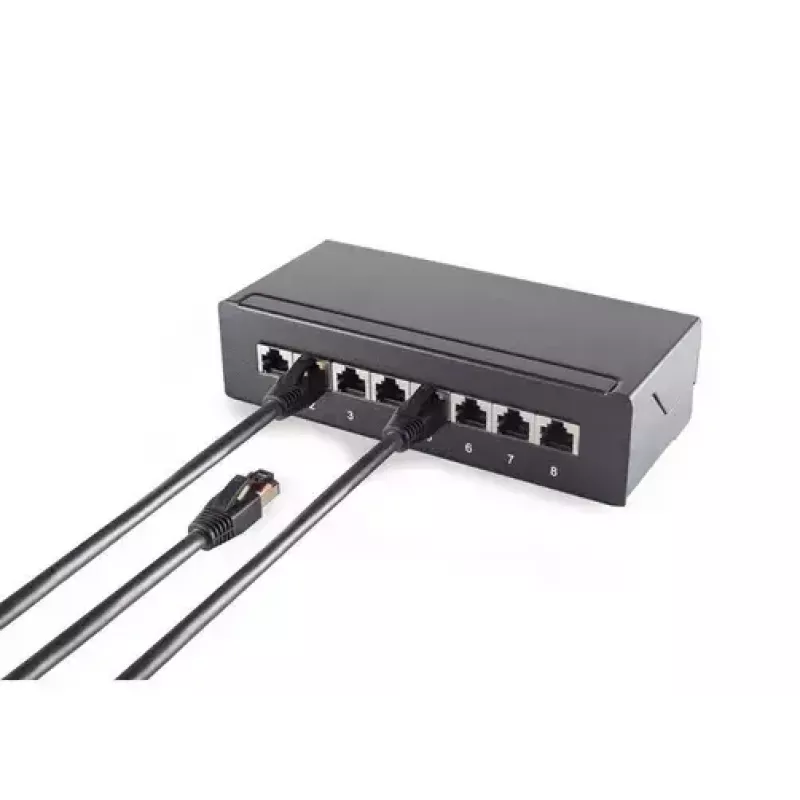 Verkkokaapeli S/CONN 08-41015 musta 0,5 m Cat8.1 F/FTP