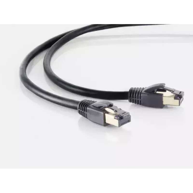 Verkkokaapeli S/CONN 08-41015 musta 0,5 m Cat8.1 F/FTP