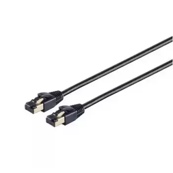 Verkkokaapeli S/CONN 08-41015 musta 0,5 m Cat8.1 F/FTP
