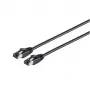 Verkkokaapeli S/CONN 08-41015 musta 0,5 m Cat8.1 F/FTP