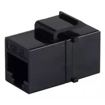 Keystone-moduuli ShiverPeaks S/CONN 08-10005 litteä musta RJ-45