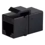 Keystone-moduuli ShiverPeaks S/CONN 08-10005 litteä musta RJ-45