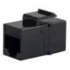 Keystone-moduuli ShiverPeaks S/CONN 08-10006 litteä musta RJ-45