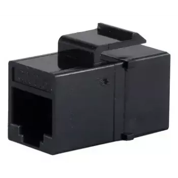 Keystone-moduuli ShiverPeaks S/CONN 08-10006 litteä musta RJ-45