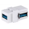 Keystone-moduuli ShiverPeaks S/CONN 08-10042 kulma USB A valkoinen