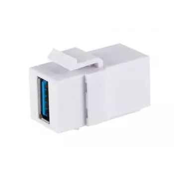 Keystone-moduuli ShiverPeaks S/CONN 08-10042 kulma USB A valkoinen