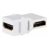 Keystone-moduuli ShiverPeaks S/CONN 08-10051 kulma valkoinen HDMI