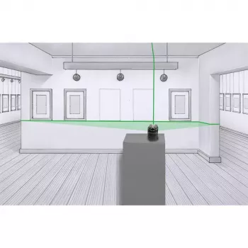 Viivalaser Laserliner PocketCross-Laser 2G vaaka pysty monivärinen