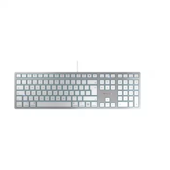 CHERRY KC 6000C FOR MAC langallinen USB QWERTY saksimekanismi hopea 1,8 m