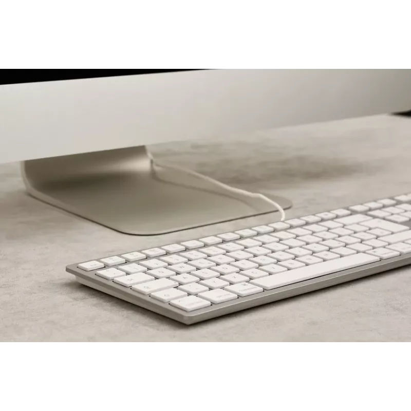 CHERRY KC 6000C FOR MAC langallinen USB QWERTY saksimekanismi hopea 1,8 m