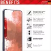 Displex näytönsuojakalvo + kotelo Samsung Galaxy A53 5G, karkaistu lasi
