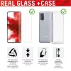 Displex näytönsuojakalvo + kotelo Samsung Galaxy A53 5G, karkaistu lasi