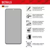 Displex Privacy Screen Protector (10H) Samsung Galaxy S22/S23, Eco-asennuskehys, katseenestosuodatin