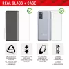 Displex näytönsuojakalvo + kotelo Samsung Galaxy A54 5G karkaistu lasi