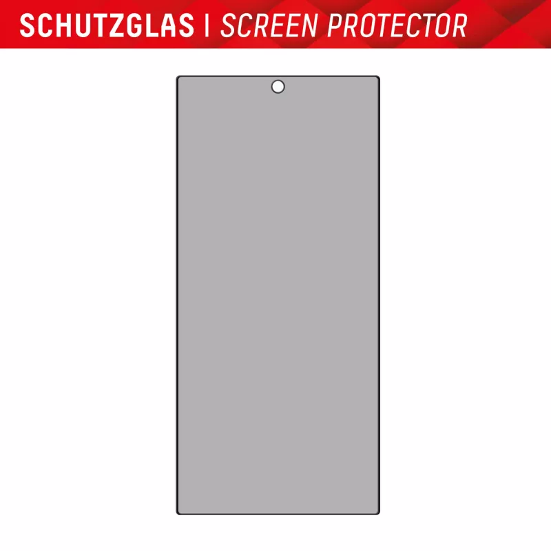 Displex Privacy Screen Protector (10H) Samsung Galaxy S24 Ultra, Eco Mounting Frame, katseenestosuodatin