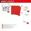 Displex Full Cover kameralinssilasi iPhone 15/15 Plus, 10H, täysi kameransuojaus, Quick Mount, 2 kpl