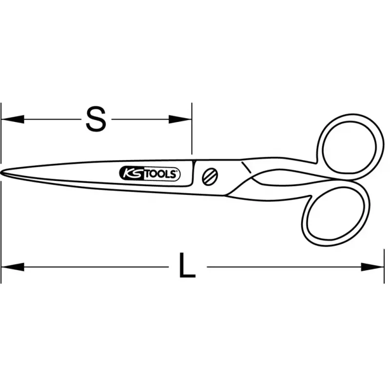 Toimistisakset KS Tools 118.0078 110 g