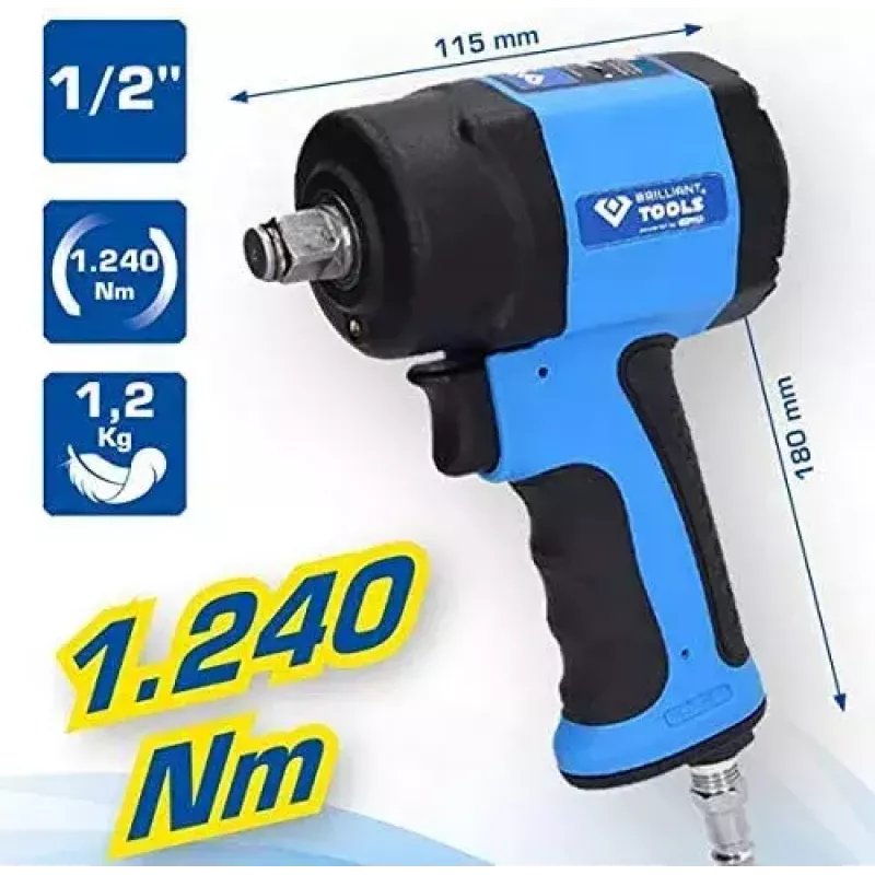 KS Tools Brilliant Tools BT160400 Paineilmaiskuväännin, maks. 415 Nm