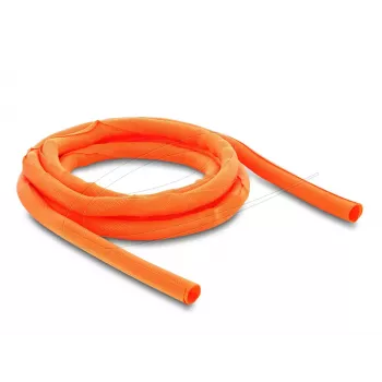 Kaapelinsuojasukka itsesulkeutuva DELOCK 2 m x 10 mm oranssi