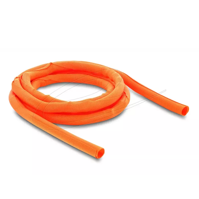 Kaapelinsuojasukka itsesulkeutuva DELOCK 2 m x 10 mm oranssi