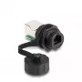 DeLOCK kaapeliliitin RJ12-liitäntä RJ12-liitäntään IP68 vedenpitävä musta