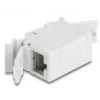 DeLOCK 90768 Keystone-moduuli litteä harmaa RJ-45