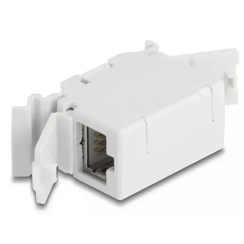 DeLOCK 90768 Keystone-moduuli litteä harmaa RJ-45
