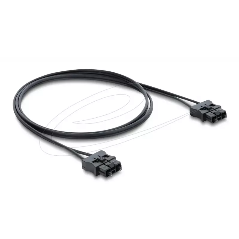 Kuituoptinen patch-kaapeli DELOCK 91045 POF muovi ST - ST 1 m musta