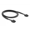 DELOCK kuituoptinen POF-muovi-servo-patch-kaapeli ST - ST 1 m, musta