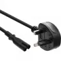 InLine virtakaapeli pistoke Englanti / Euro 8 liitäntä, 1,8 m, BS 1363, C7-liitäntä, 250 V, 2,5 A