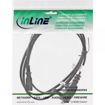 InLine virtakaapeli pistoke Englanti / Euro 8 liitäntä, 1,8 m, BS 1363, C7-liitäntä, 250 V, 2,5 A
