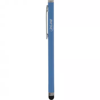 Stylus-kynä InLine 55467B kosketusnäytöille sininen