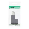 InLine verkkokaapeliadapteri Cat.6A, RJ45 uros/naaras, 90° vasemmalle taivutettu